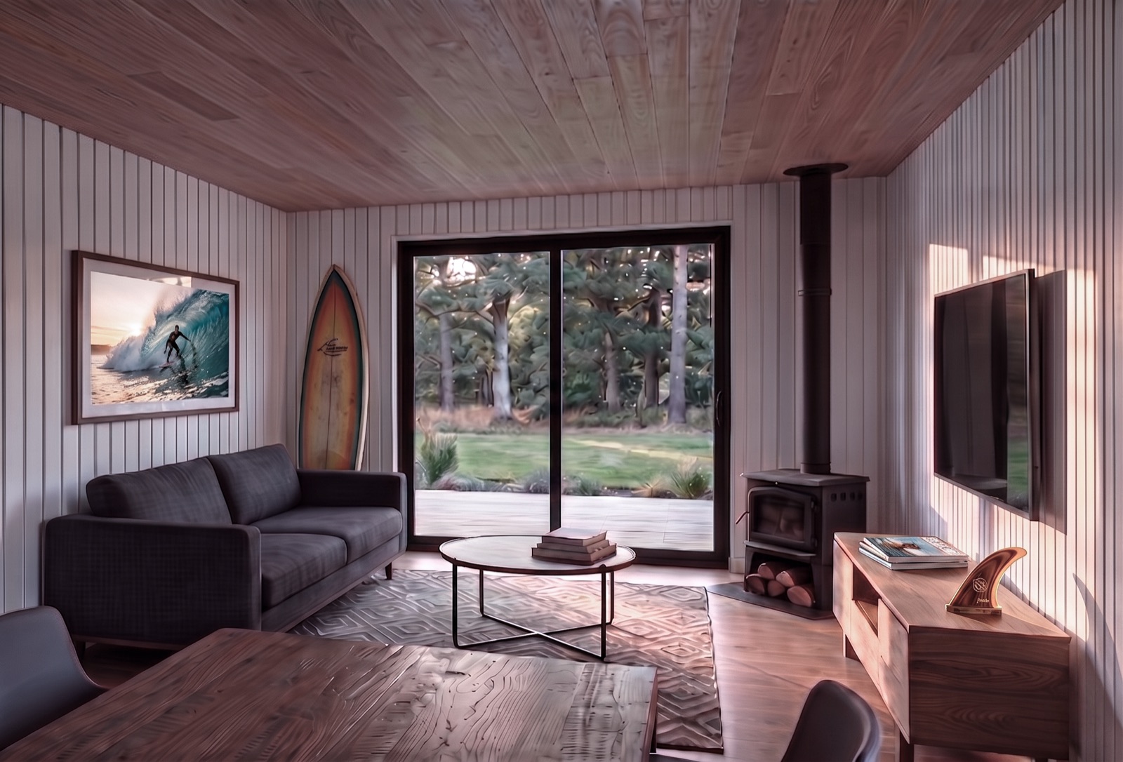 Interior del modelo 60 m²